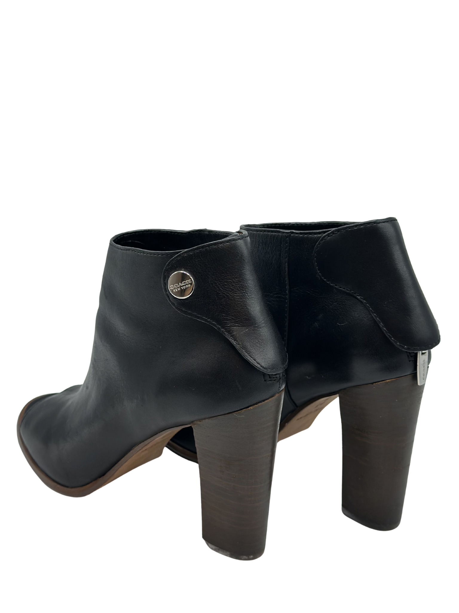 Botines Peep Toe Coach Labelle (8.5)