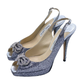 Sandalia Jimmy Choo Karina Metallic (37.5)