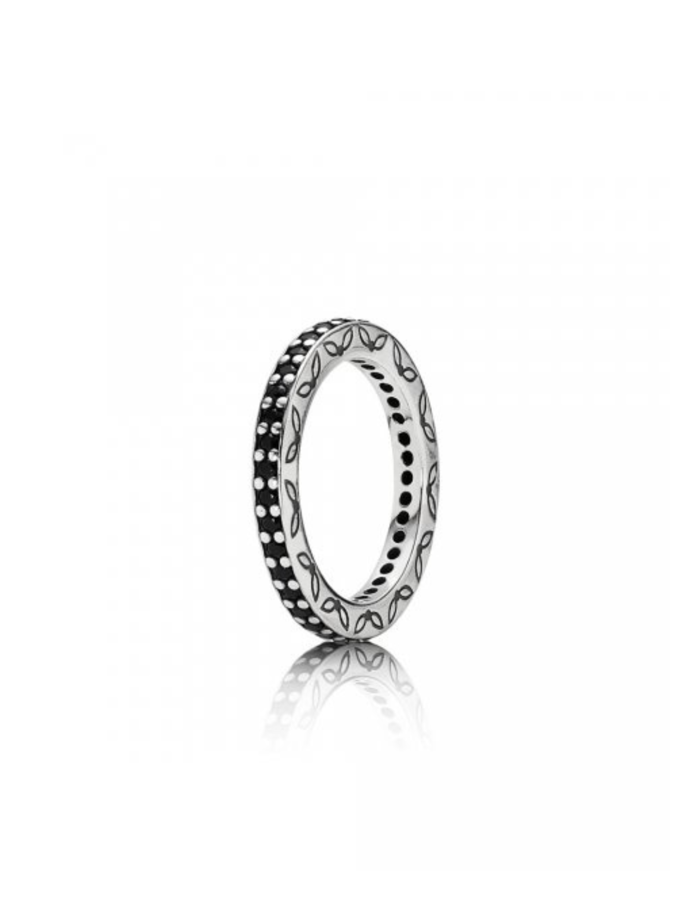 Anillo Pandora Eternity Crystals Black