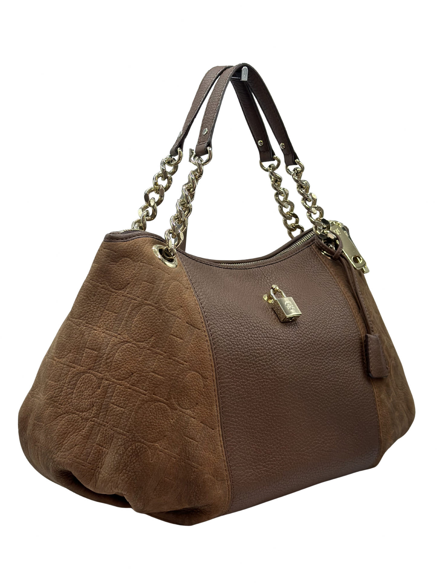 Cartera Marrón Carolina Herrera Monogram