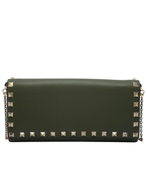 Clutch Verde Valentino Garavani Rockstud
