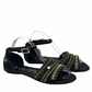 Sandalias Negras con Apliques Carmen Steffens (38)