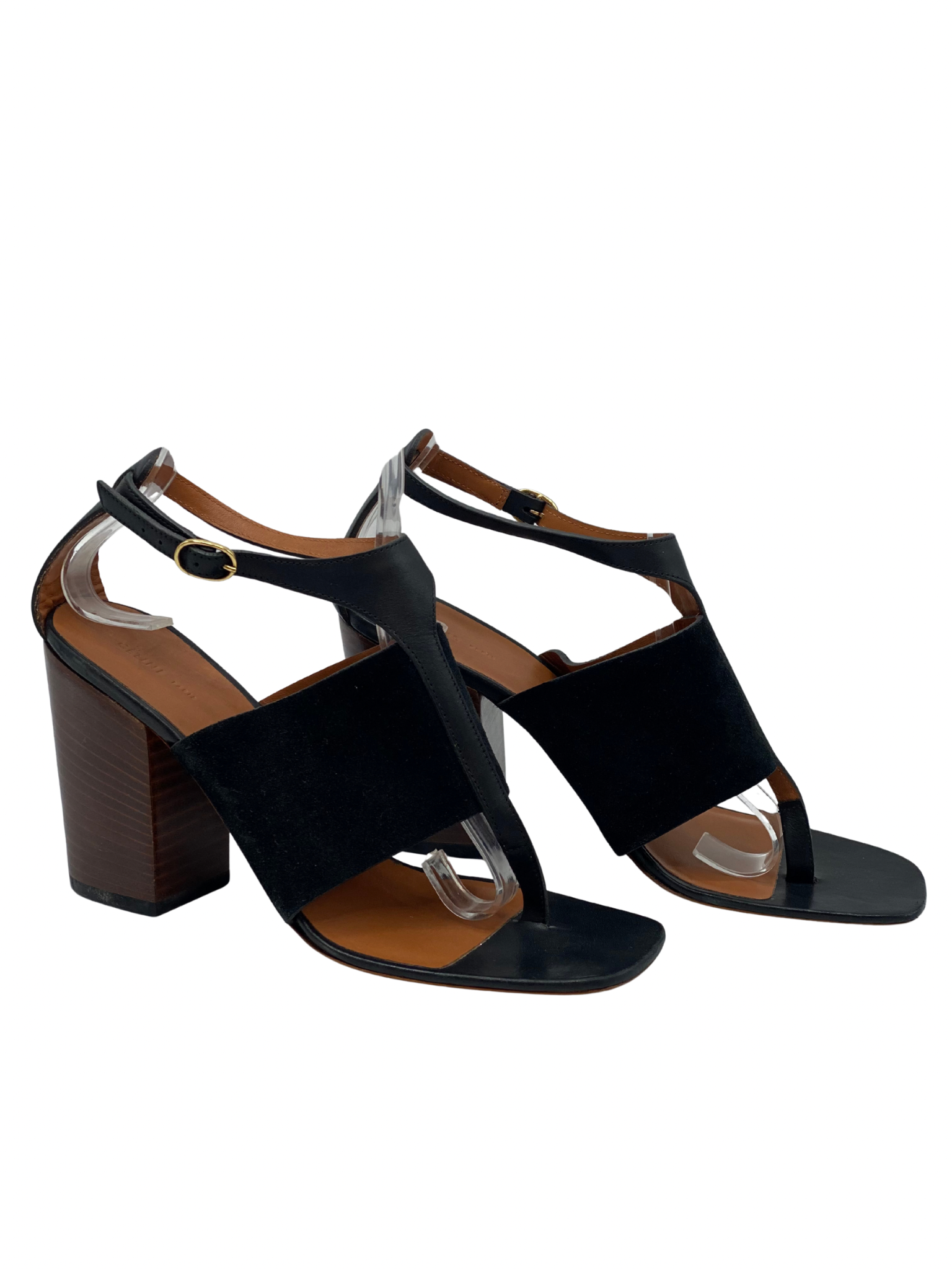 Sandalias Negras Céline (Talle 37.5)