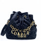 Cartera Versace Couture Charm Bucket Bag