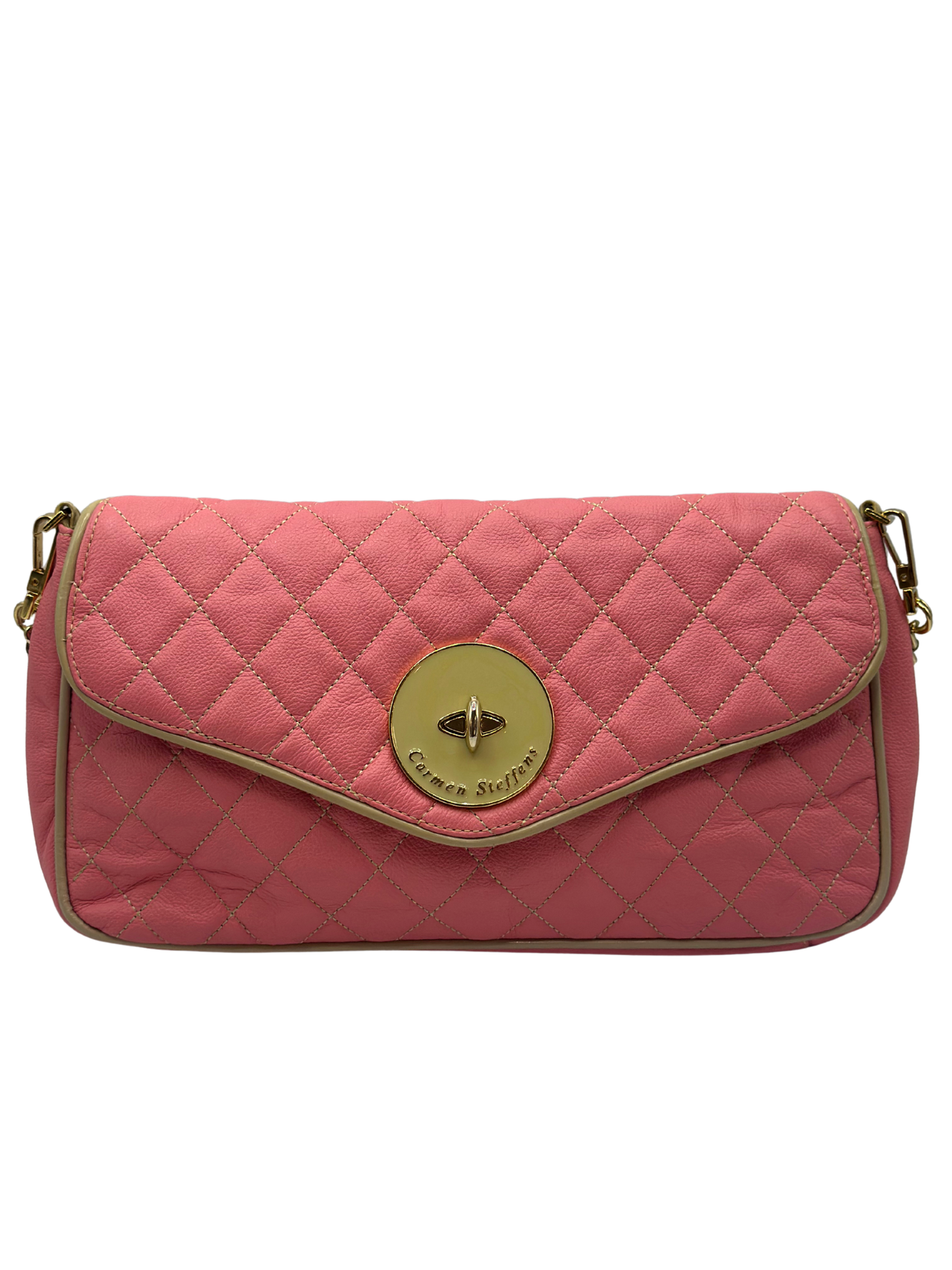 Bolso de Hombro Rosado Carmen Steffens