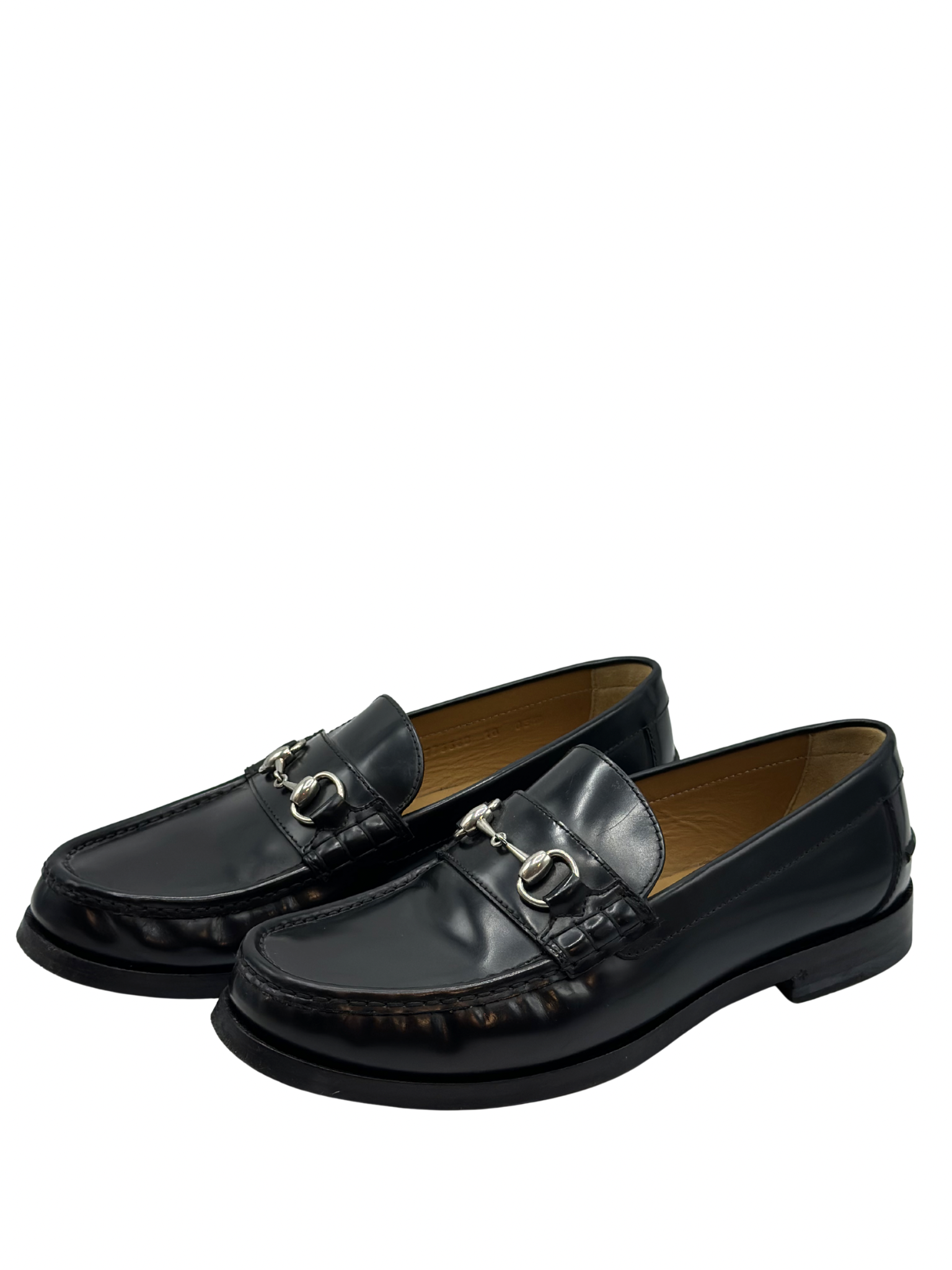 Mocasines Negros Gucci Horsebit 1953 (10 MASC)