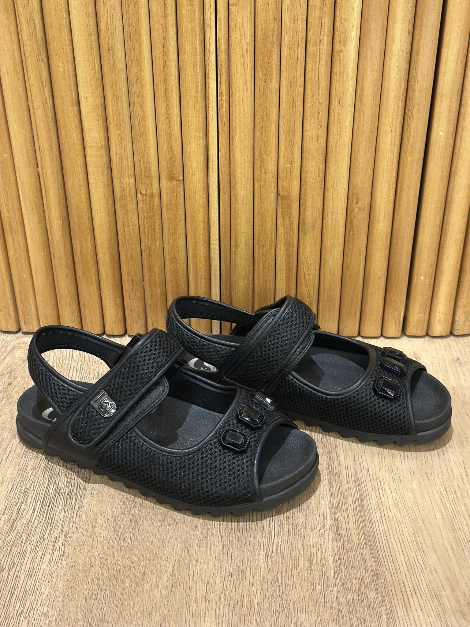 Sandalias Negras Carmen Steffens (37 BR)