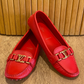 Mocasines Rojos Louis Vuitton (Talle 38.5)