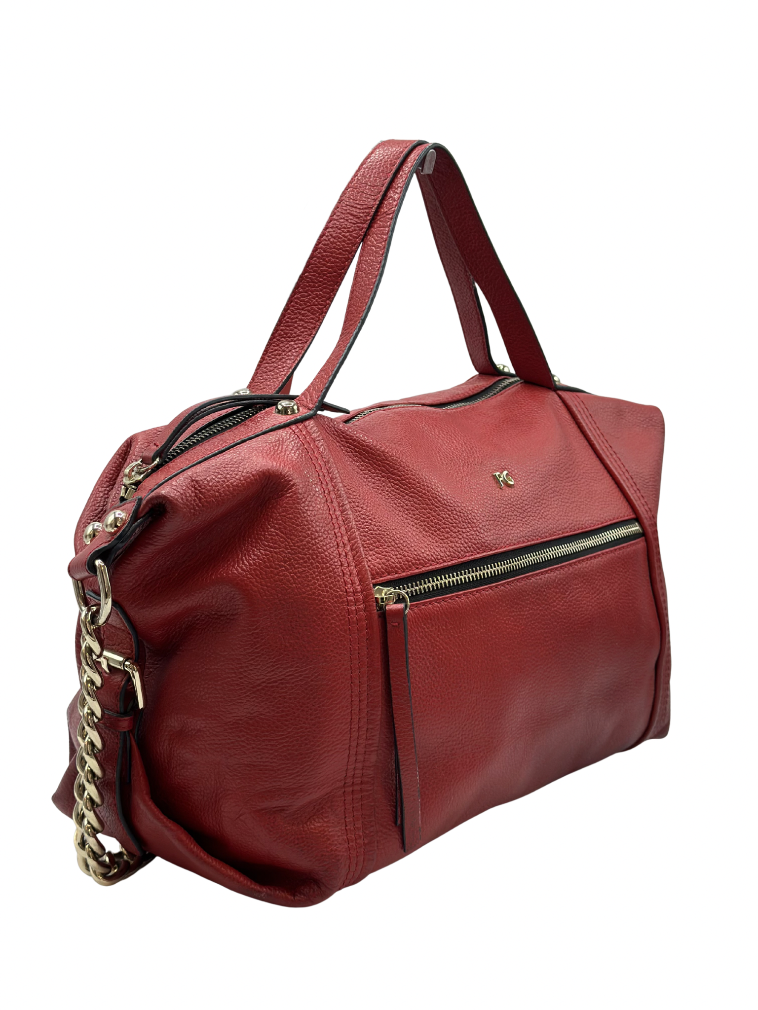Cartera Roja con Cadena Purificación García