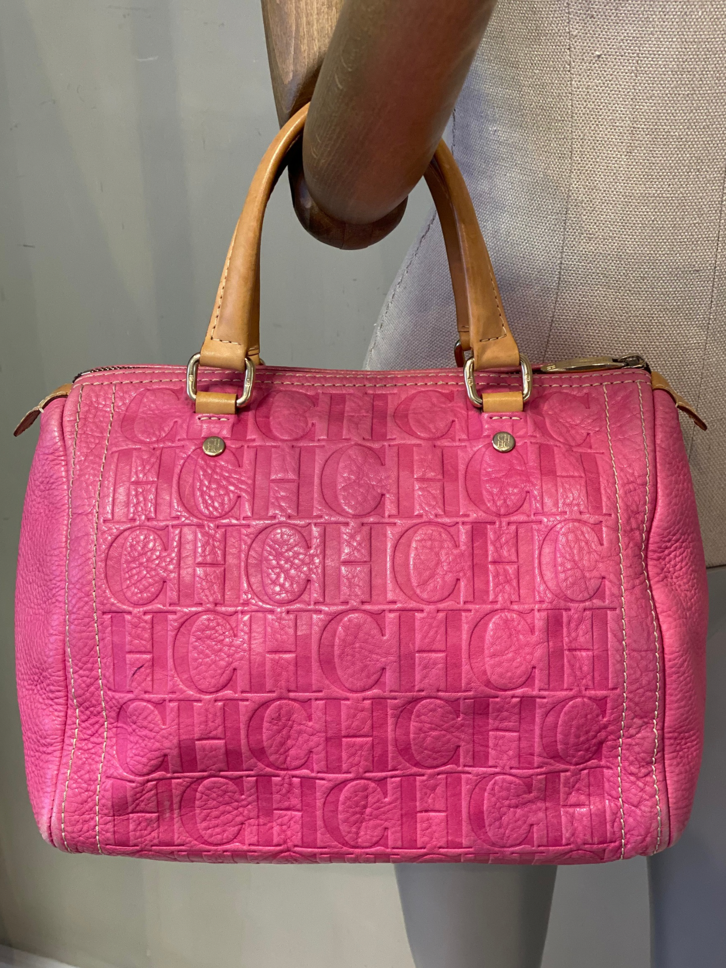 Bolso Rosado Carolina Herrera Andy 7