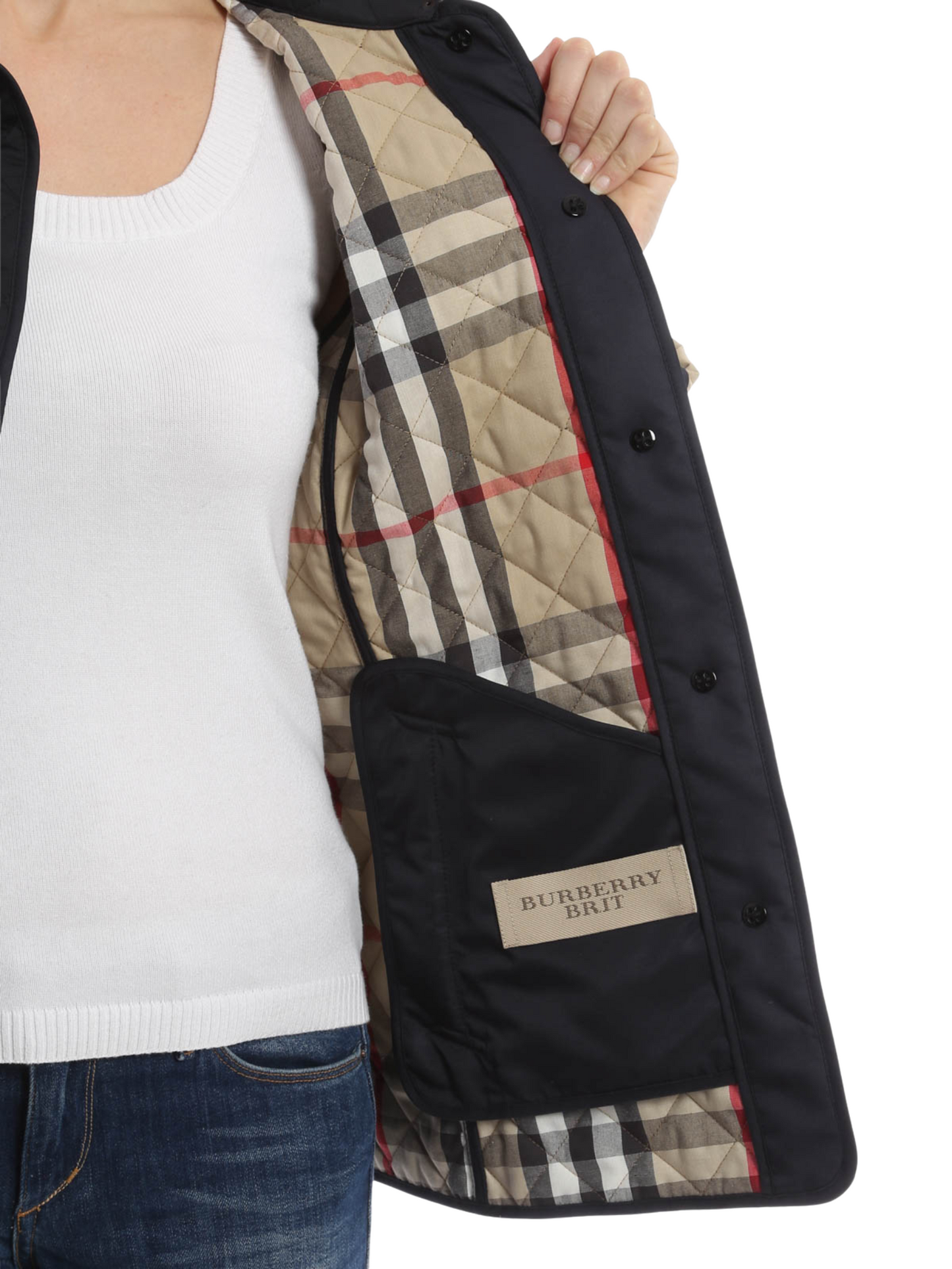 Campera Acolchada Burberry Brit (Talle M)
