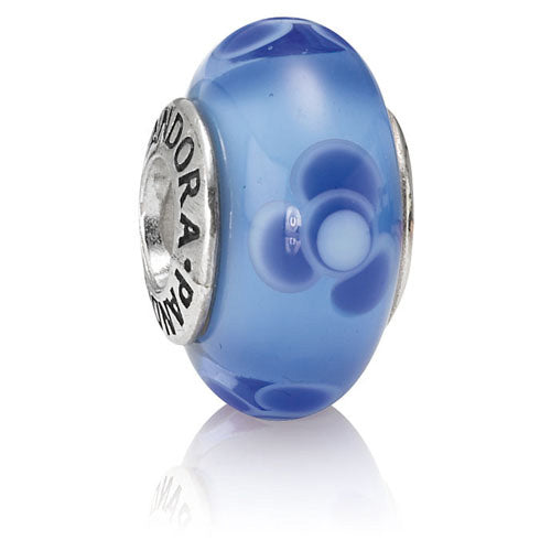 Charm Pandora Murano Flowers Blue