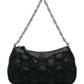 Bolso de Hombro Gucci GG Matelassé Negro de Cuero