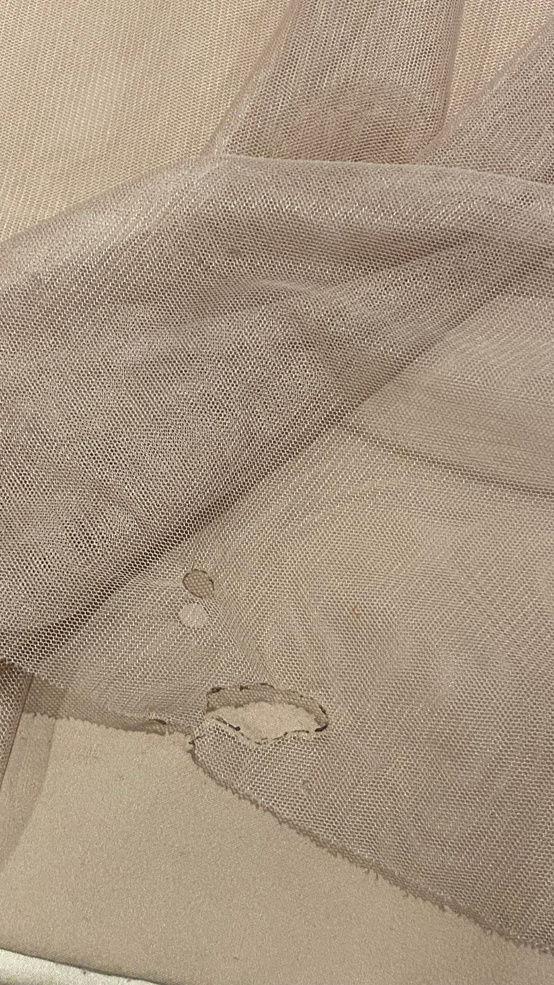 Vestido Beige con Lentejuelas Ferres (Talle P)