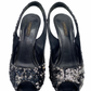 Pumps Peep-Toe Louis Vuitton con Lentejuelas (39)