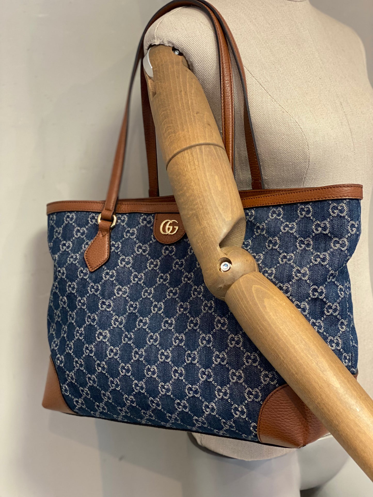 Cartera Gucci Ophidia GG Denim