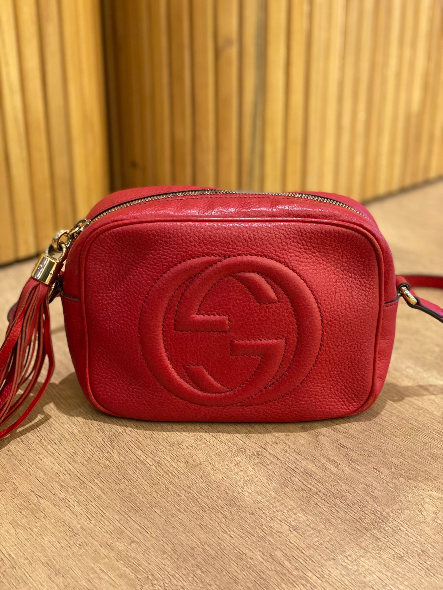 Bandolera Gucci Soho Disco Bag Roja