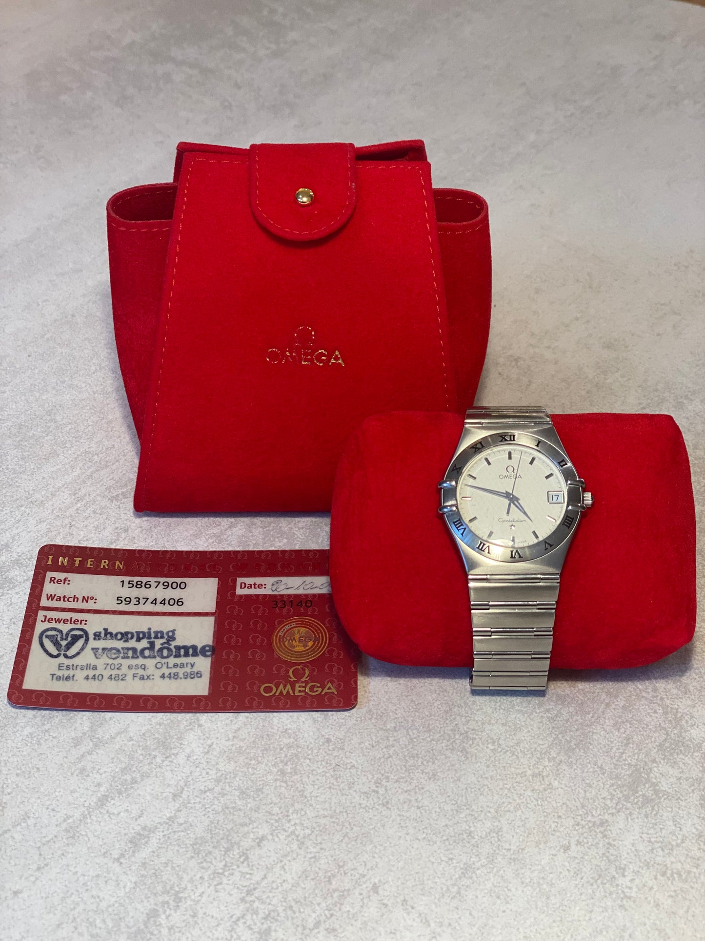 Reloj Omega Constellation Silver Unisex