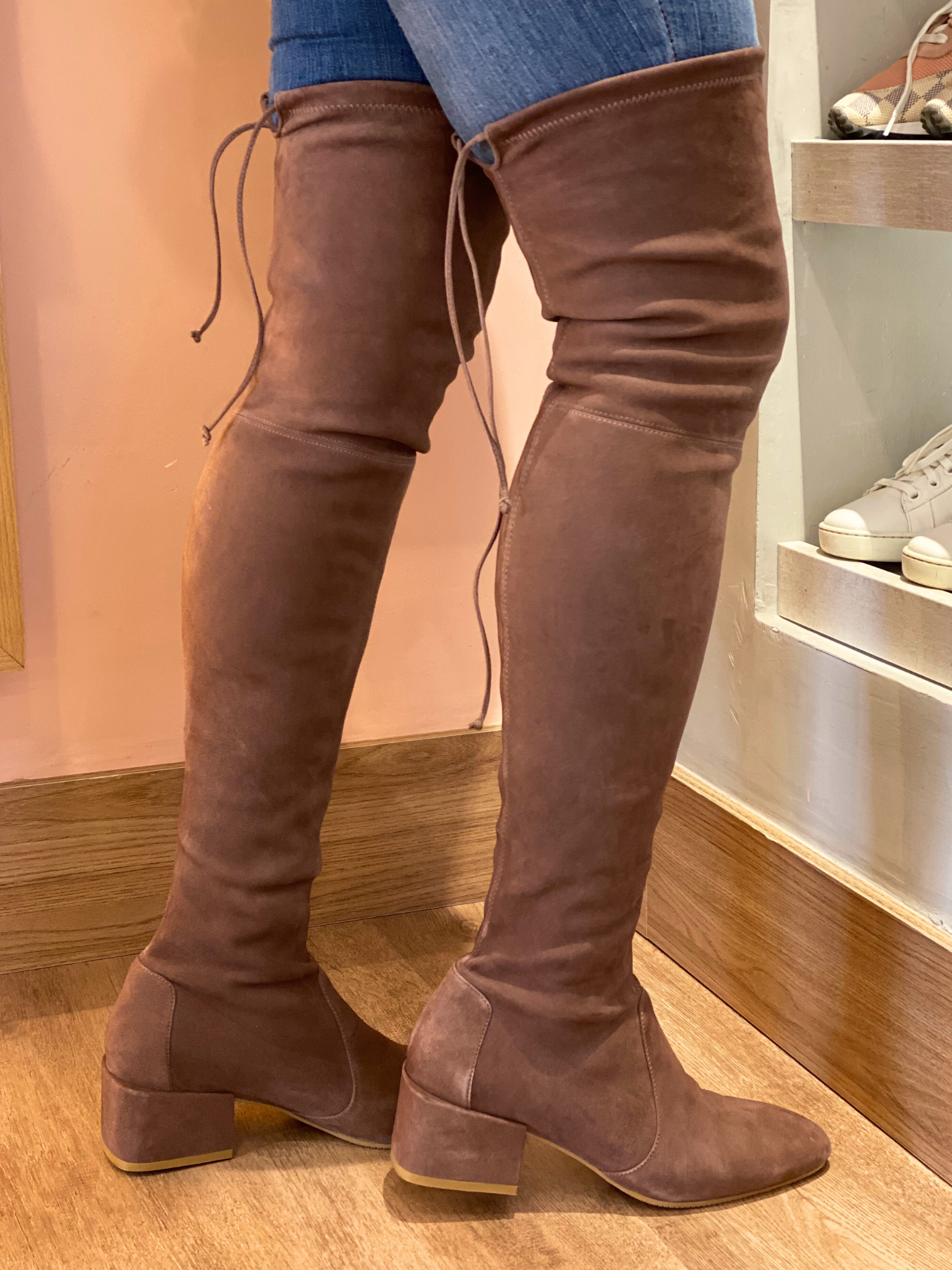Botas Gamuzadas Stuart Weitzman (39.5)