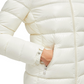 Campera Acolchada Blanca Moncler (Talle S)
