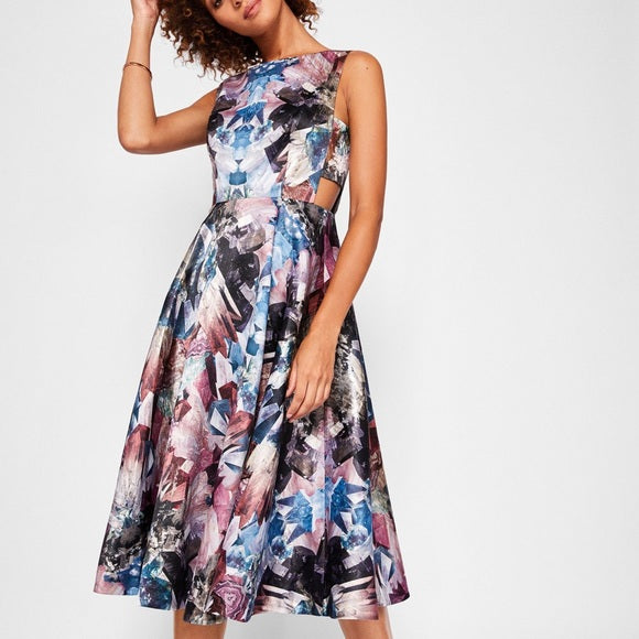 Vestido Ted Baker Mirrored Minerals (Talle XS)