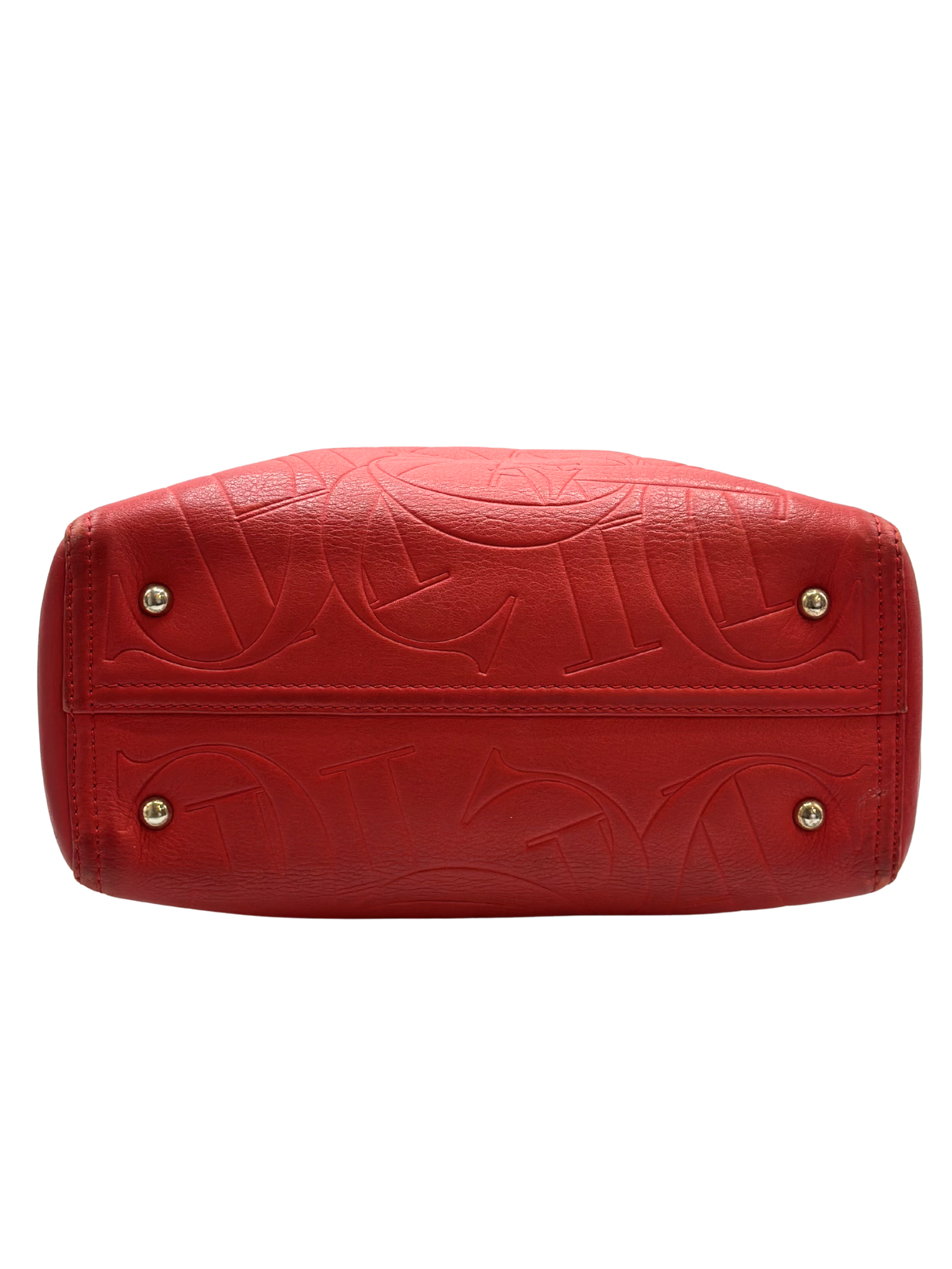 Bolso Rojo Carolina Herrera Monogram
