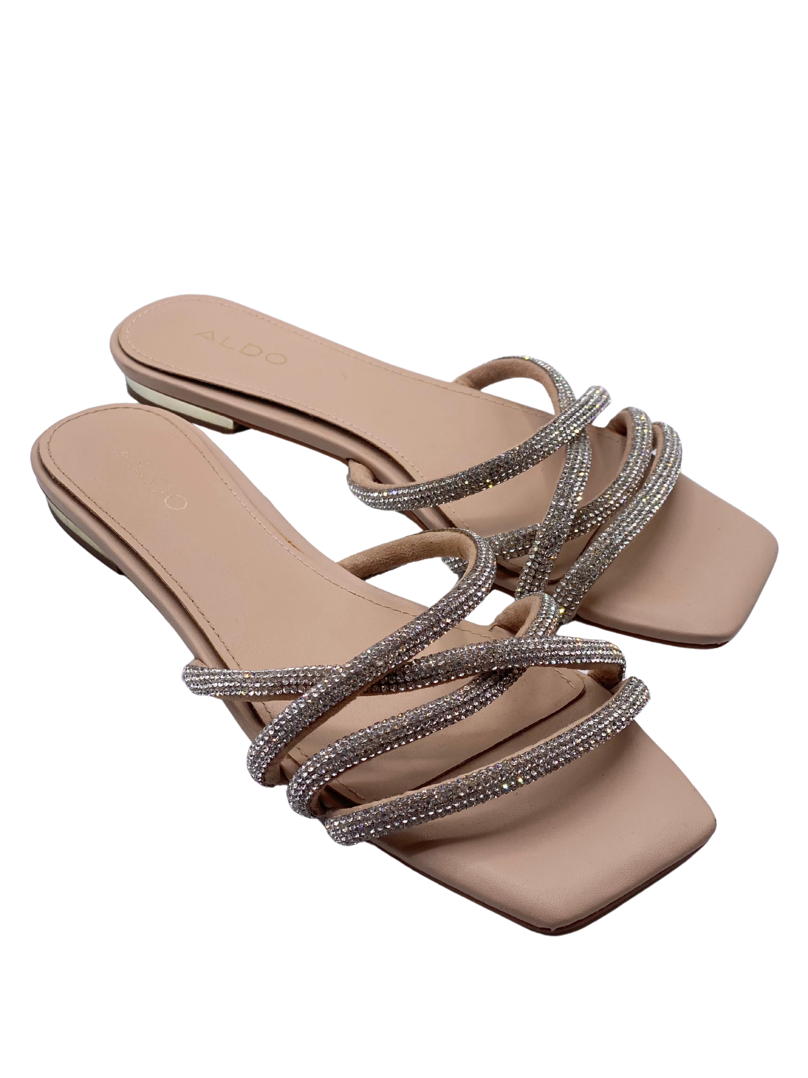 Sandalia Aldo Flat con Brillo (36.5)