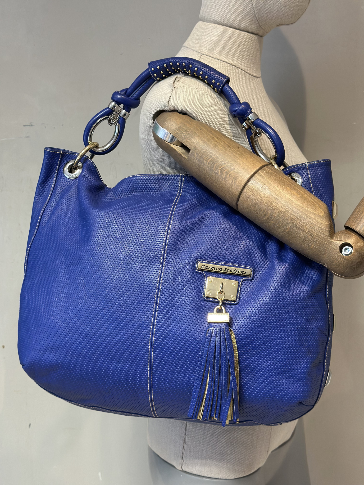 Cartera Azul Carmen Steffens Tote Bag