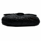 Cartera Chanel Black Glazed Calfskin Twisted Flap