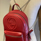 Mochila Gucci Soho Chain Backpack Red