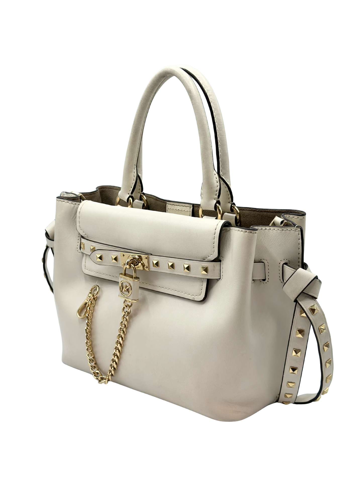 Cartera Blanca Michael Kors Hamilton Legacy