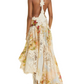 Vestido Zimmermann Luminosity Splice Lace Linen-Silk Dress (talle 0)