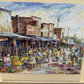 Cuadro "Mercado" de Dhlema Lopez 38 x 47 cm.