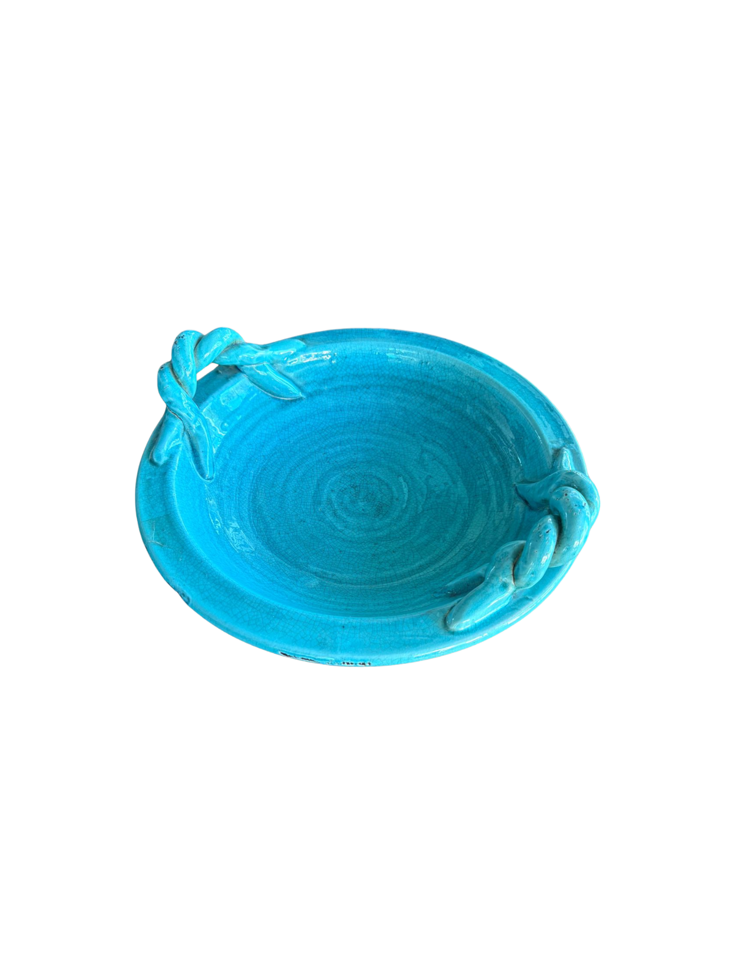 Plato hondo turquesa 31 cm.