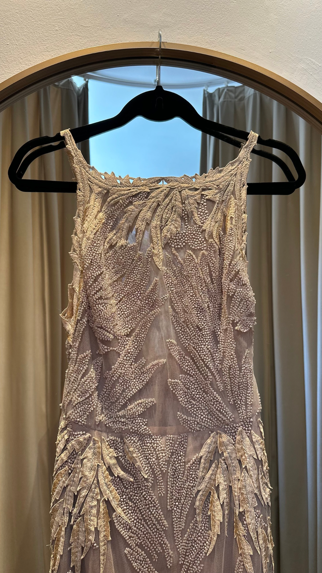 Vestido Bordado Javier Saiach (S)