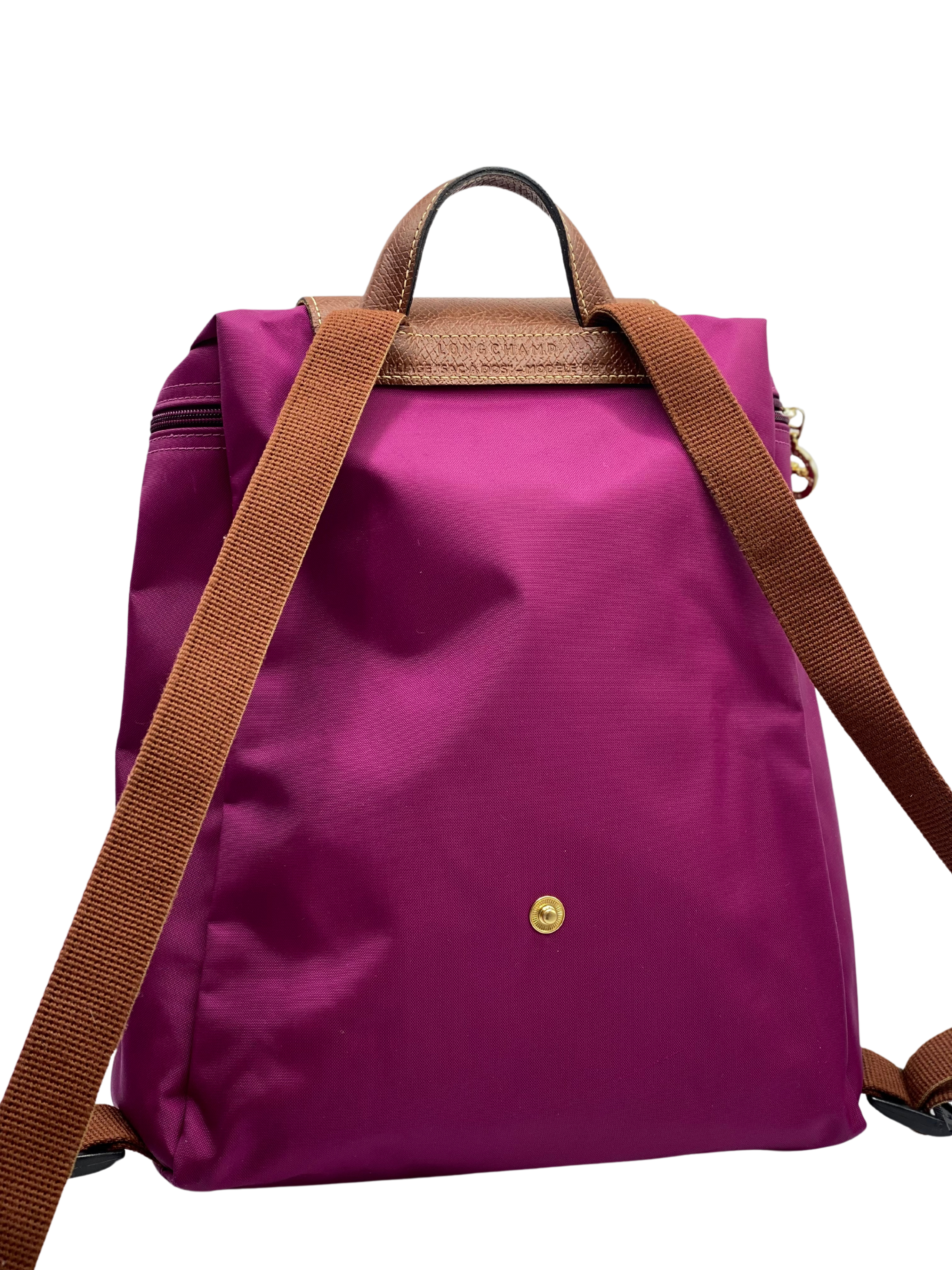 Mochila Longchamp Le Pliage Lila