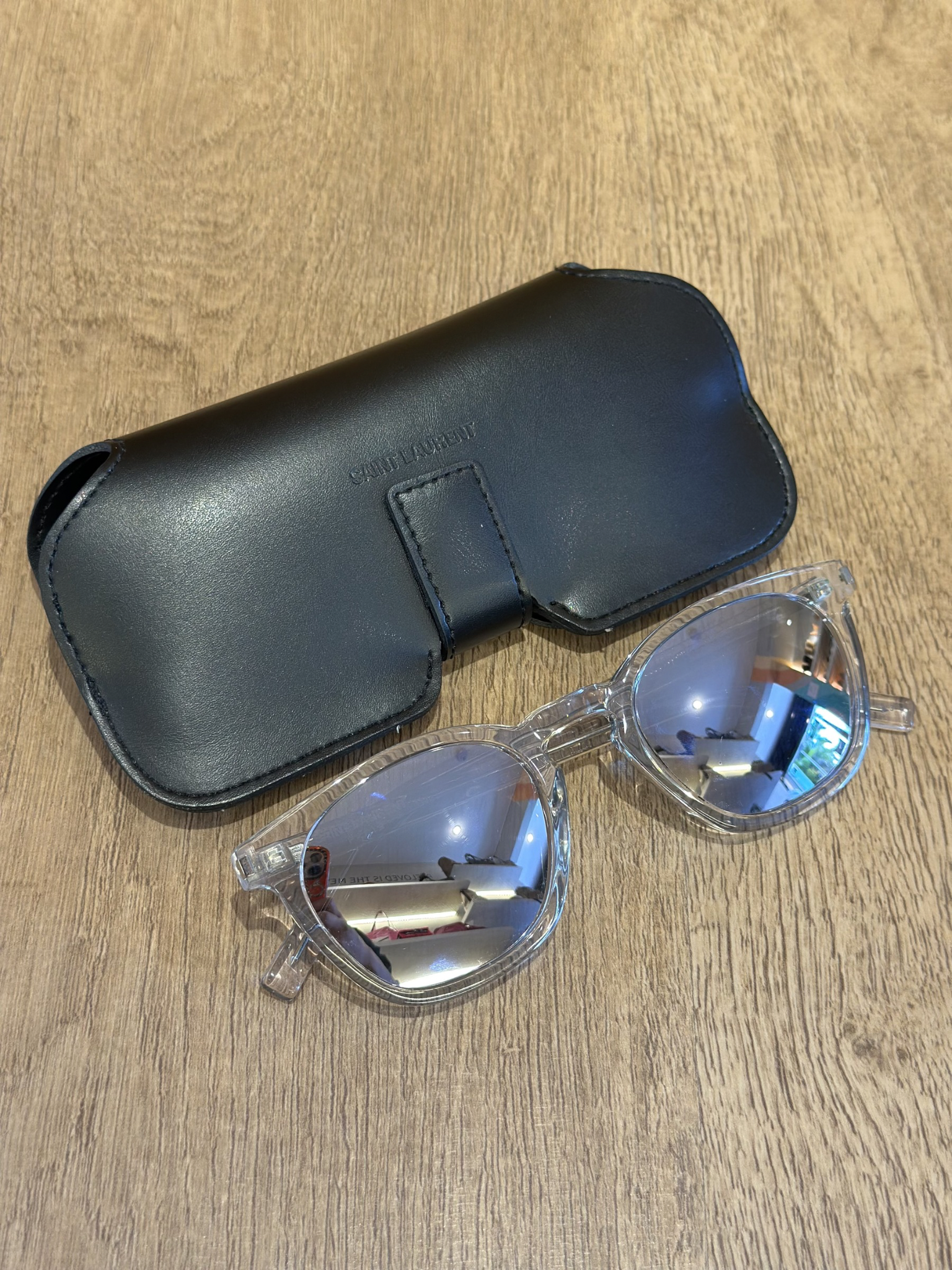 Lente de Sol Transparente Saint Laurent SL 28