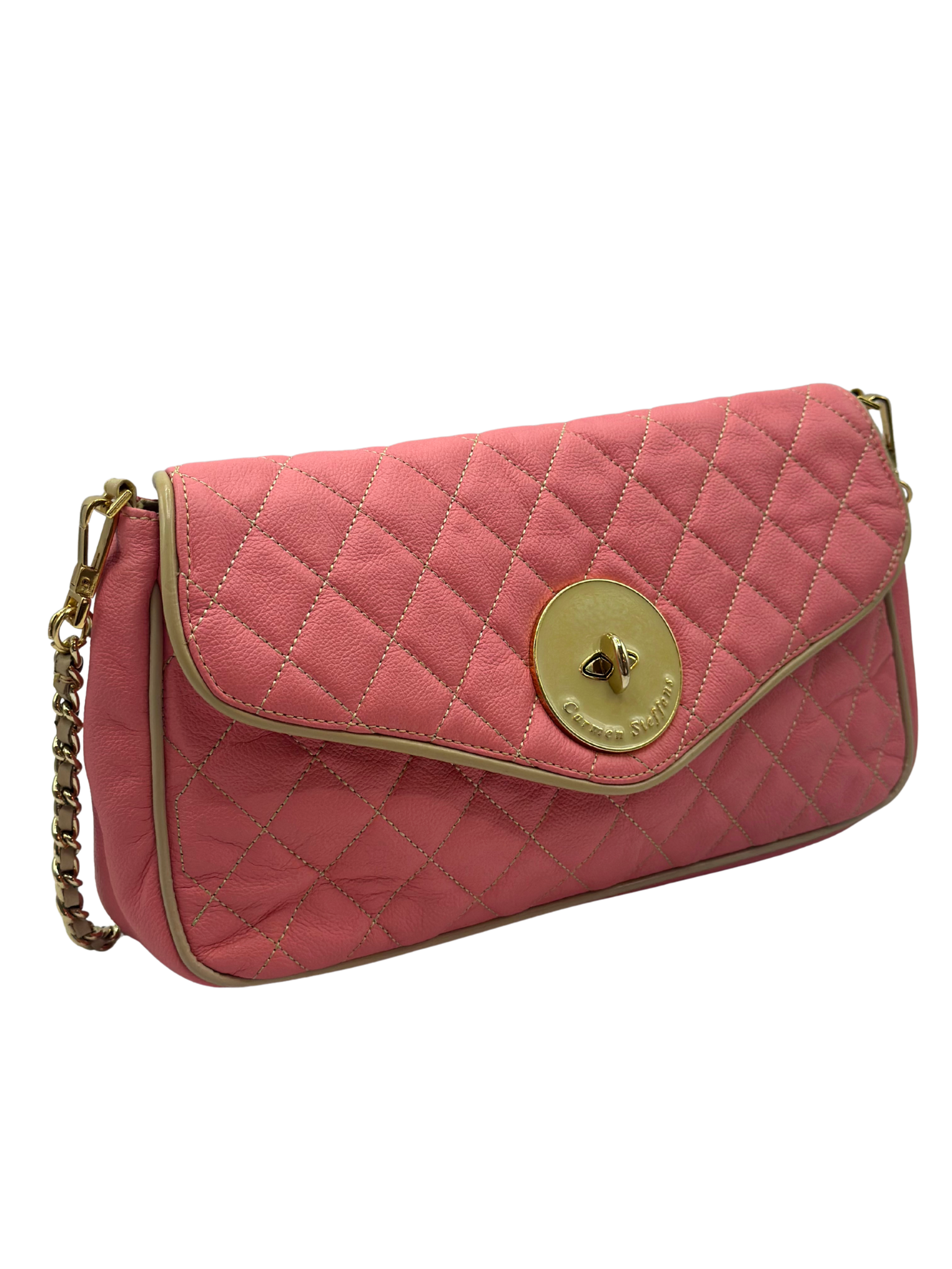 Bolso de Hombro Rosado Carmen Steffens