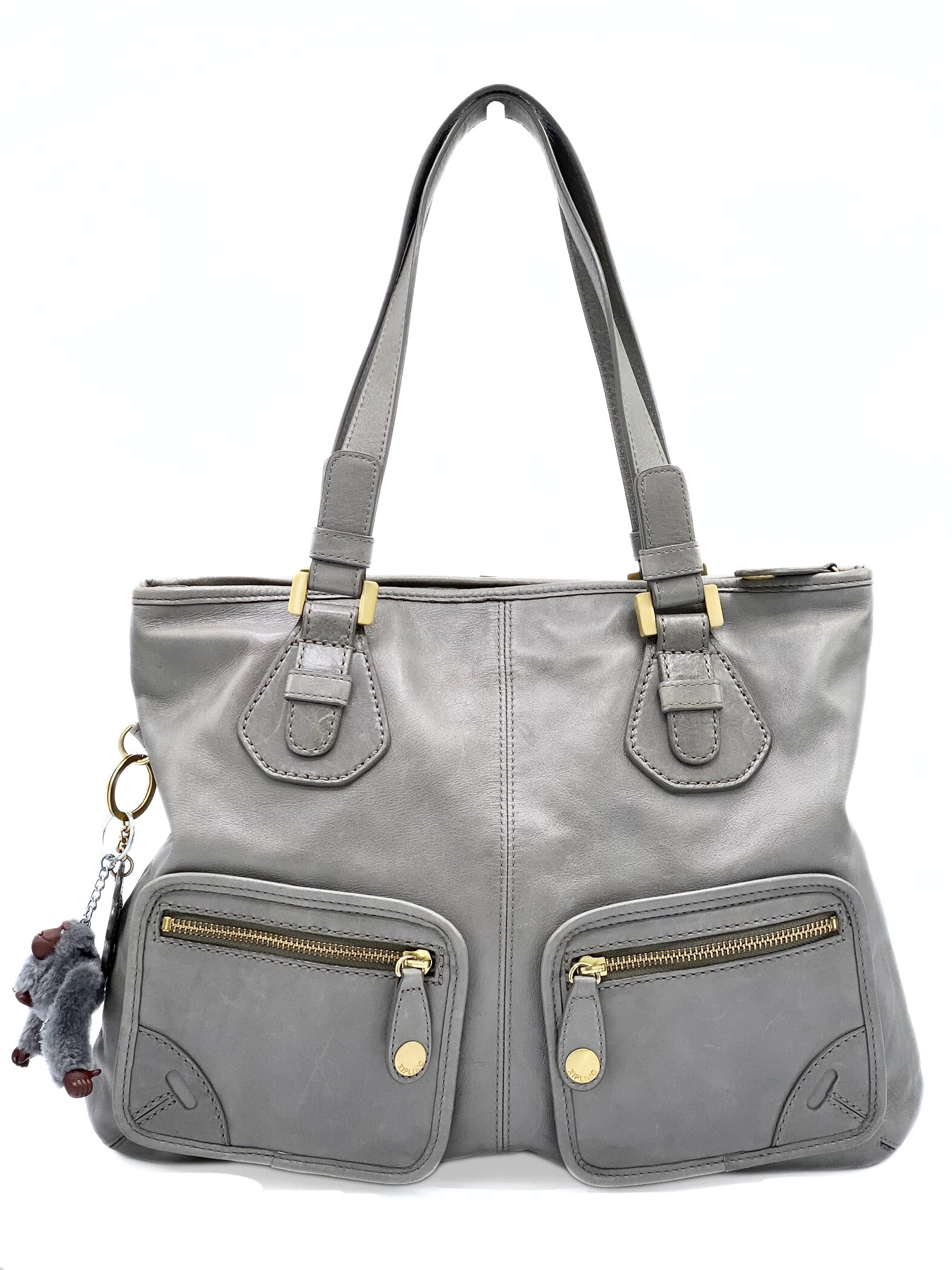 Cartera Kipling Leather Grey