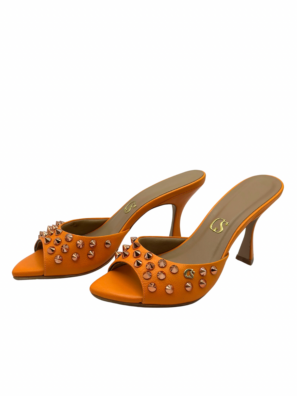 Sandalias Naranjas Carmen Steffens (38)