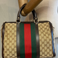 Bolso de Mano Gucci Vintage Boston Ophidia Line