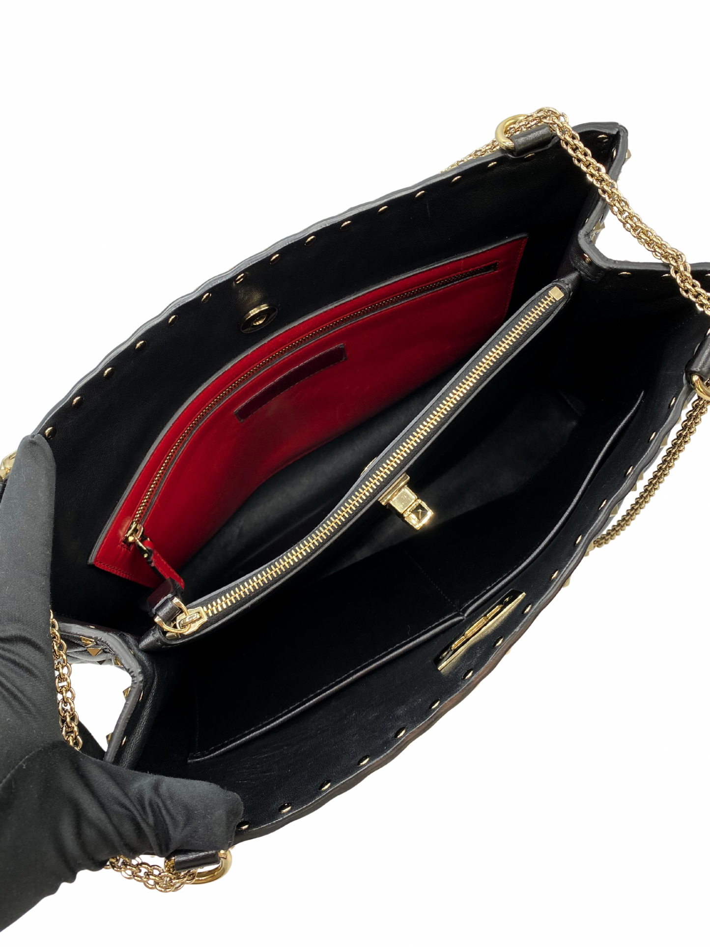 Cartera de Cuero Valentino Garavani Rockstud