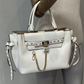 Cartera Blanca Michael Kors Hamilton Legacy