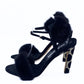 Sandalia Brian Atwood Black and White (39.5)