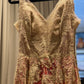 Vestido Victoria Maluff Combinado (Talle XS)