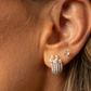Aros Clip Combinado Oro 18k