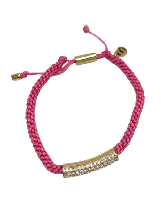 Pulsera de Macramé Rosada Michael Kors