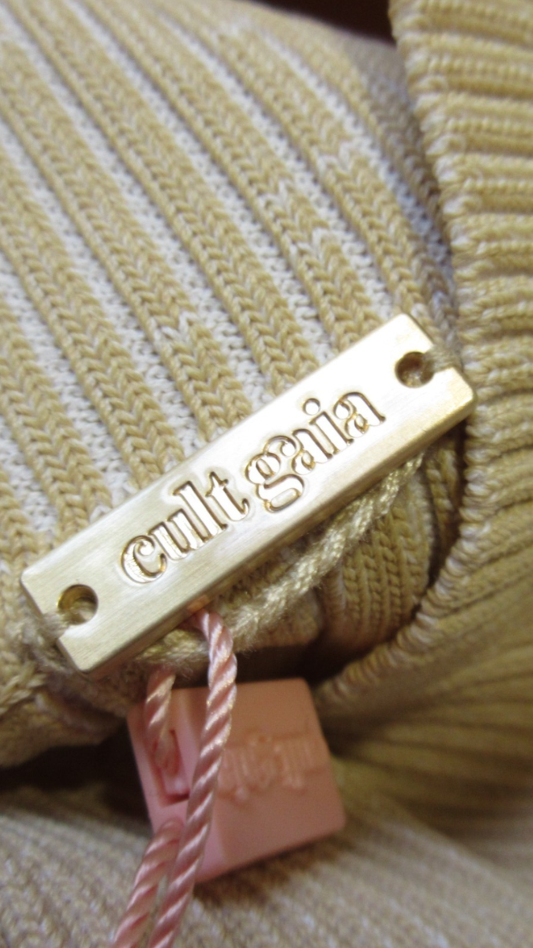 Vestido Midi Beige Cult Gaia Liora (Talle XS)