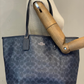 Cartera Coach Tote Bag Reversible
