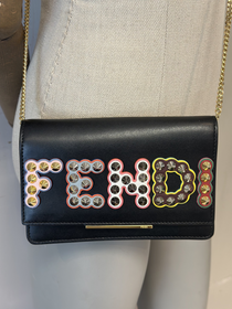 Bandolera Negra Fendi Fun Fair